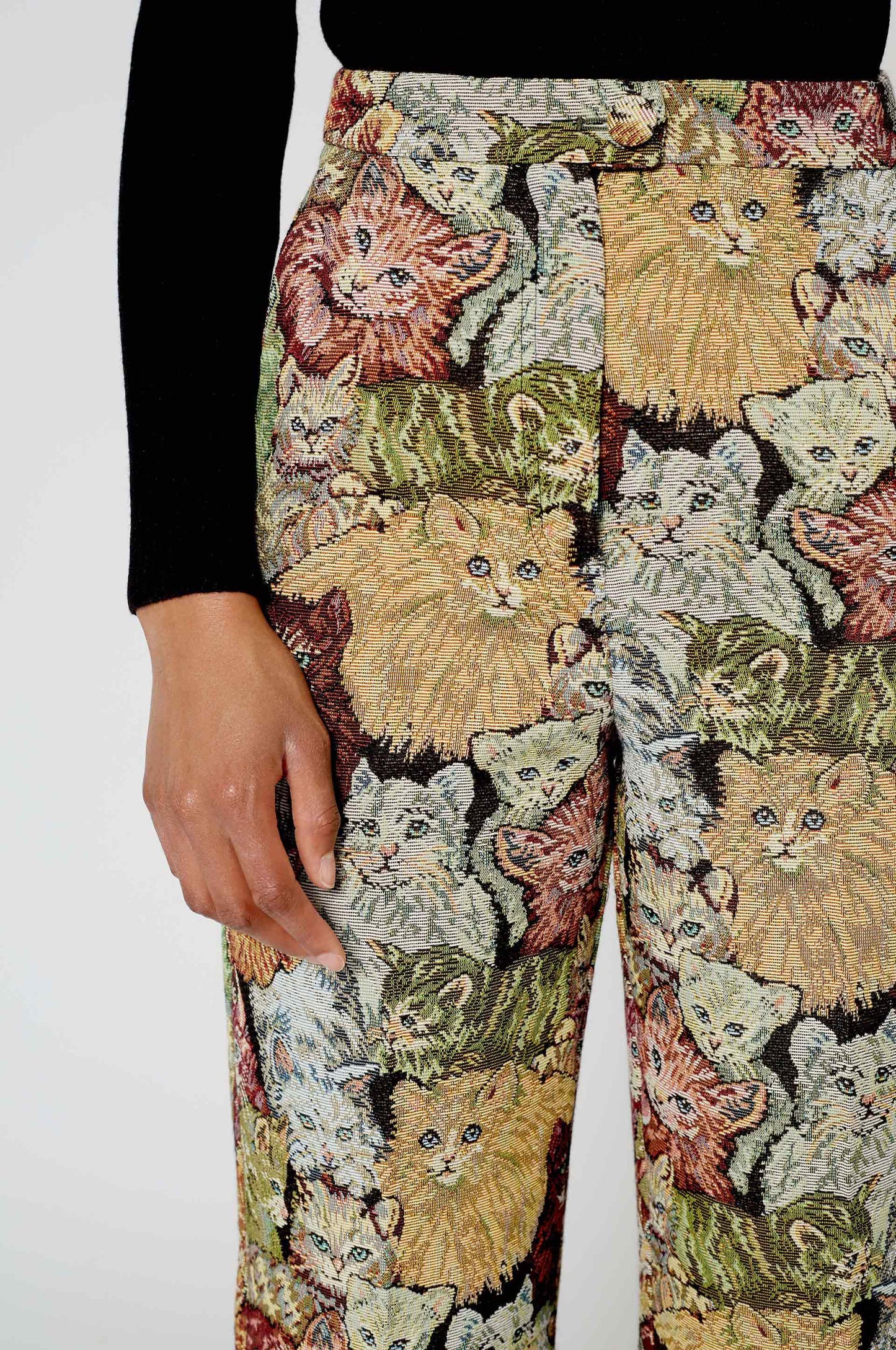 Pantalon Cat's love wallpaper