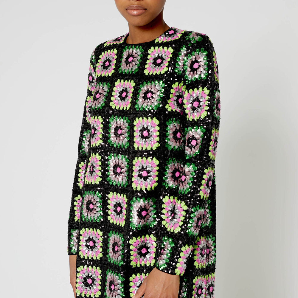 Robe longue Crochet paillette