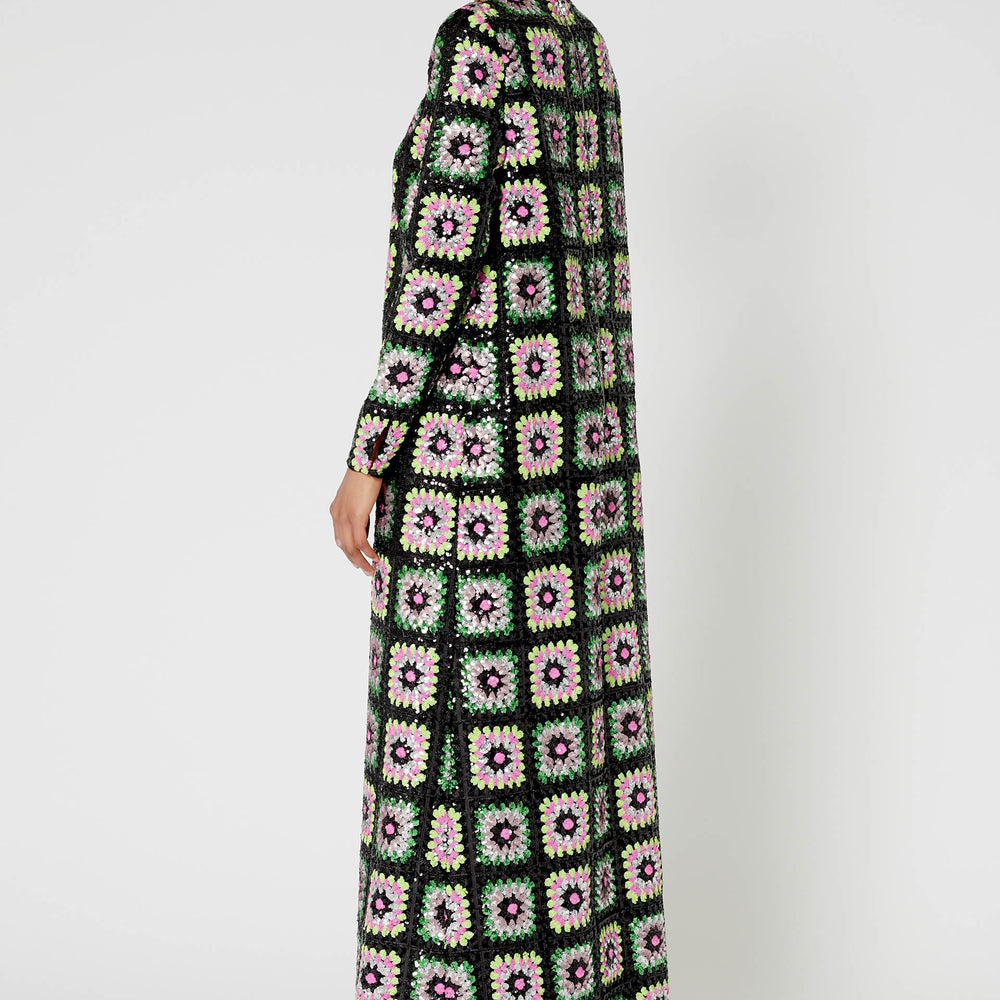 Robe longue Crochet paillette