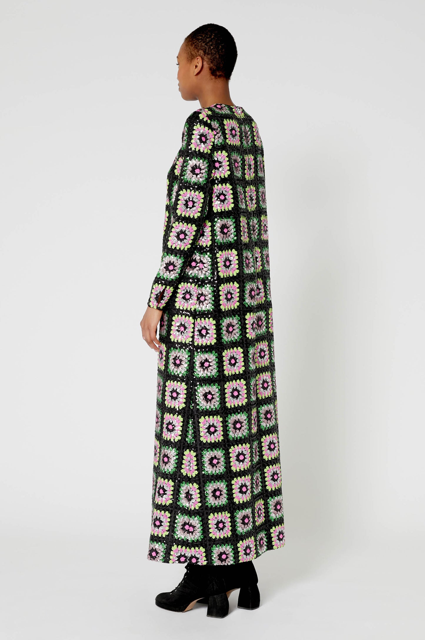 Robe longue Crochet paillette