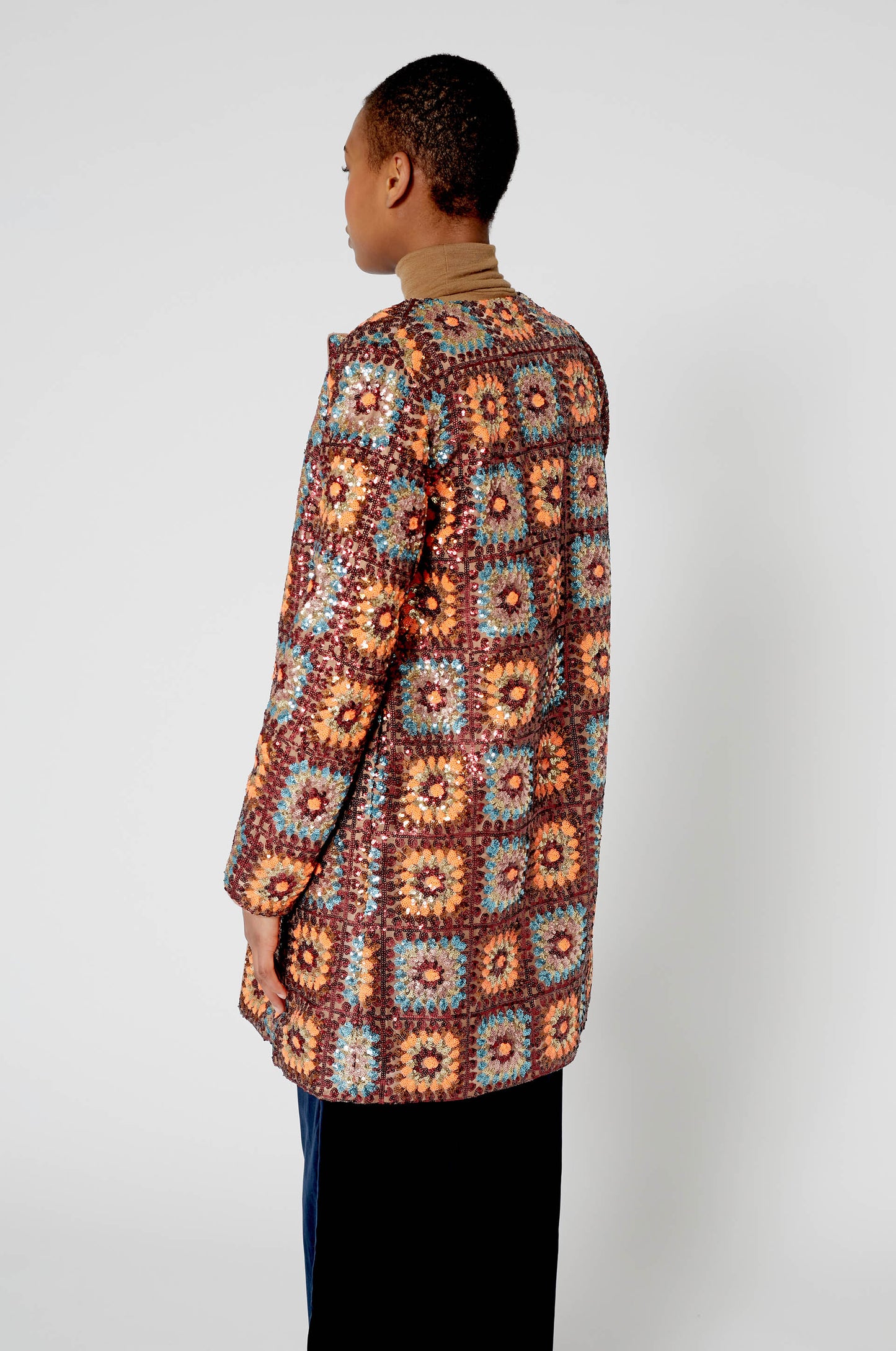 Veste Crochet paillette