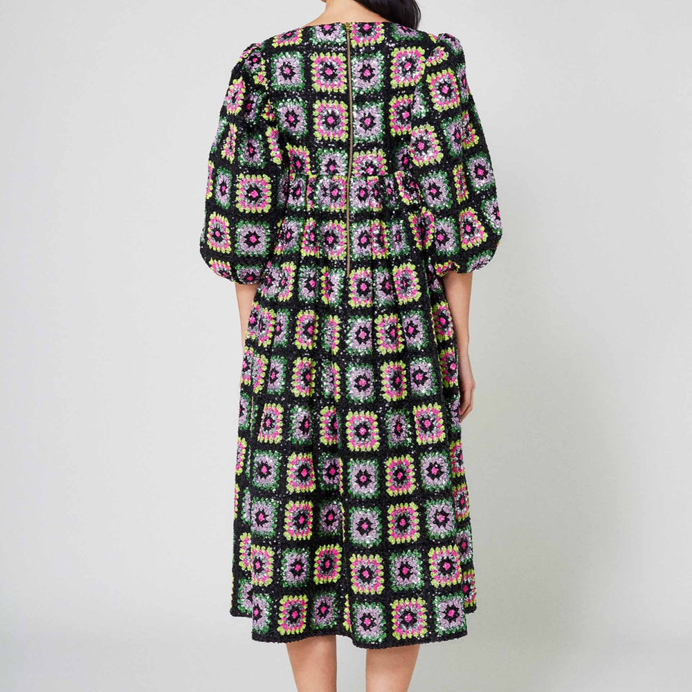 Robe Crochet paillette