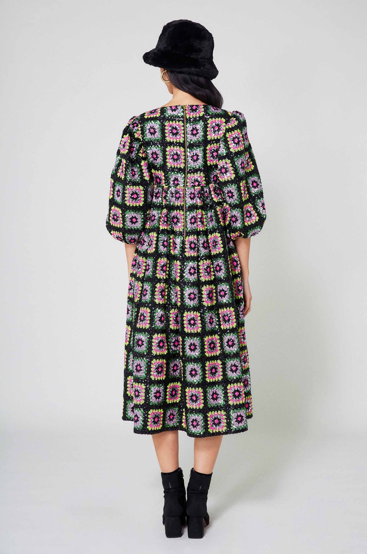 Robe Crochet paillette