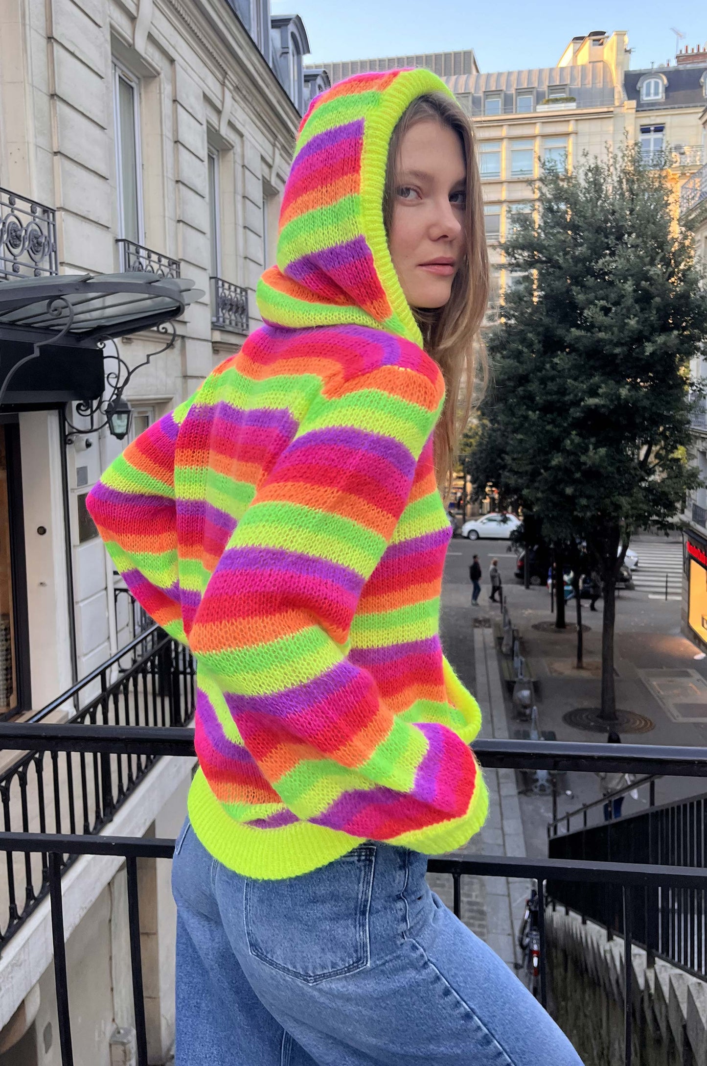 Sweat en maille Rainbow