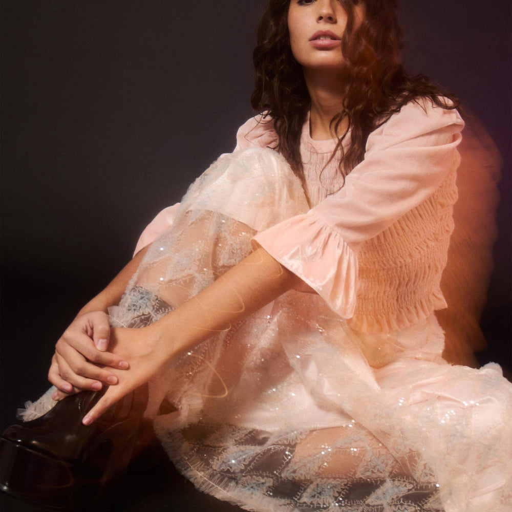 Haut smocké Duchesse