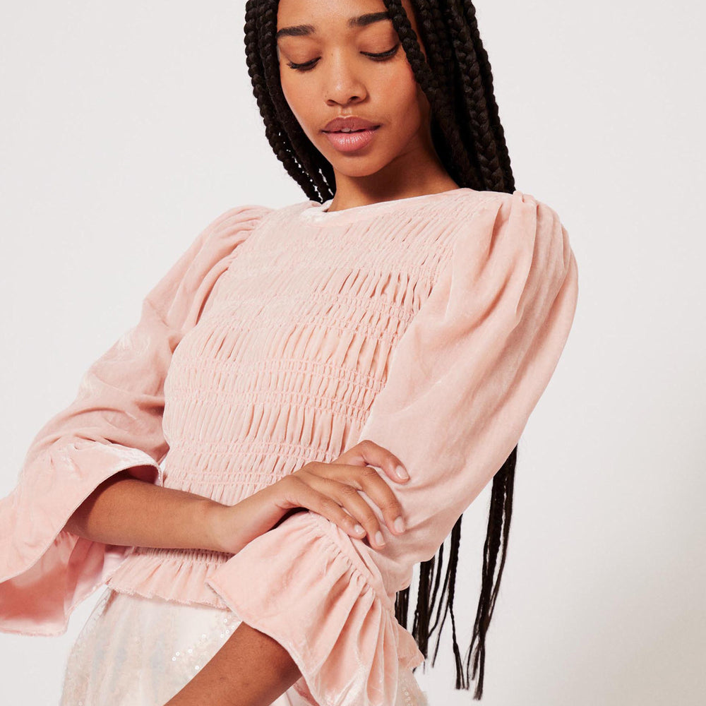 Haut smocké Duchesse