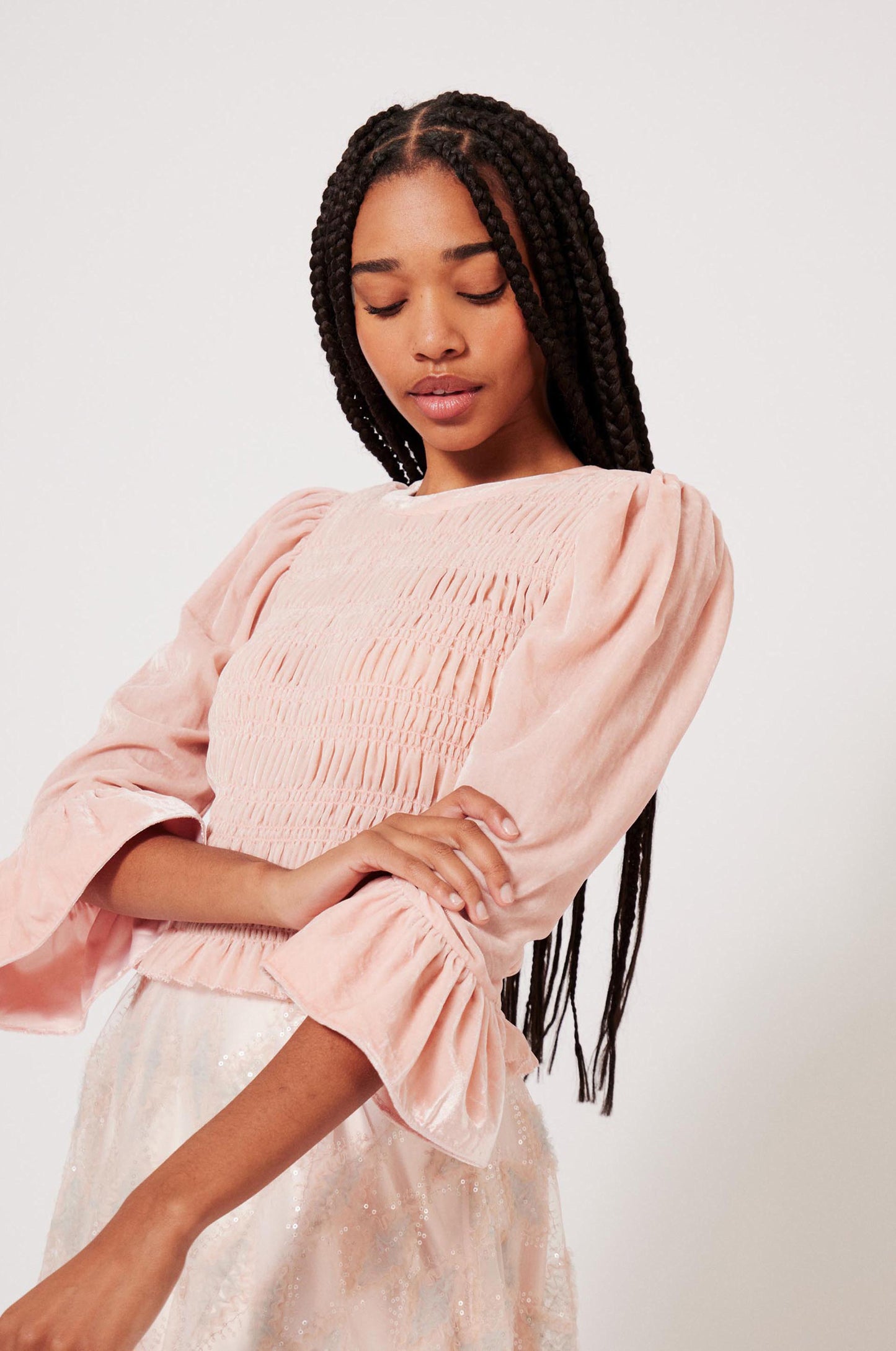 Haut smocké Duchesse