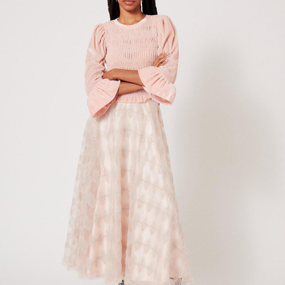 Haut smocké Duchesse