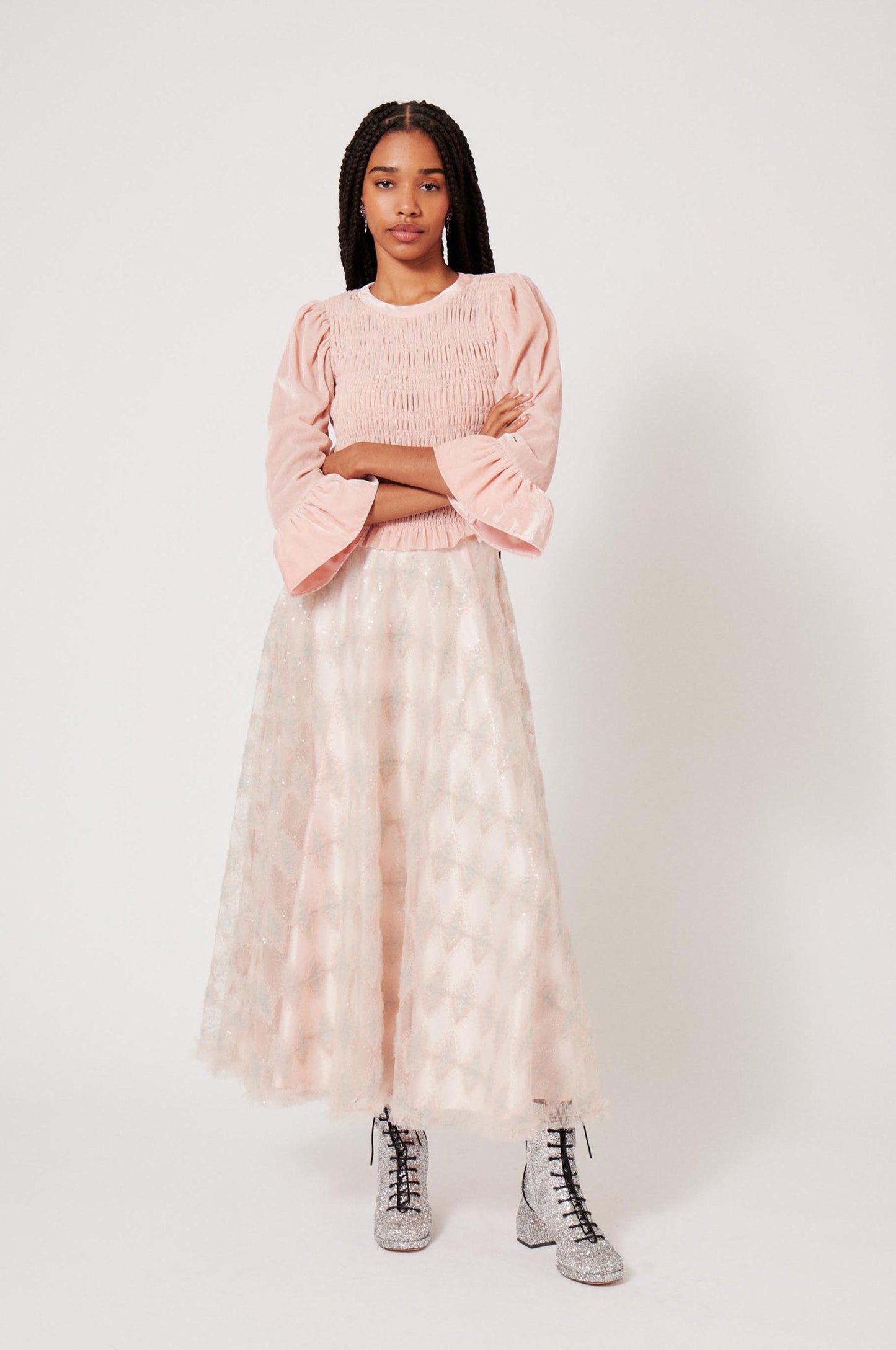 Haut smocké Duchesse