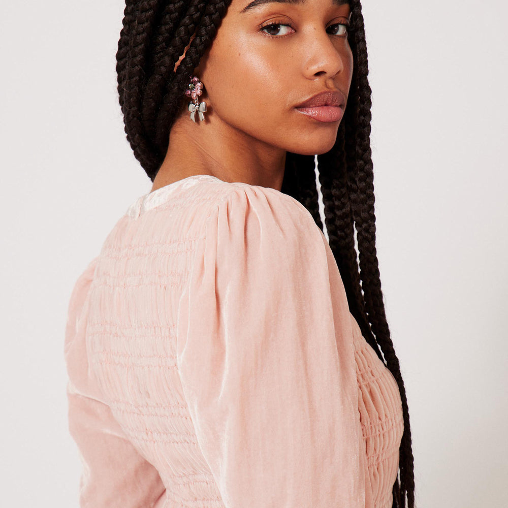 Haut smocké Duchesse