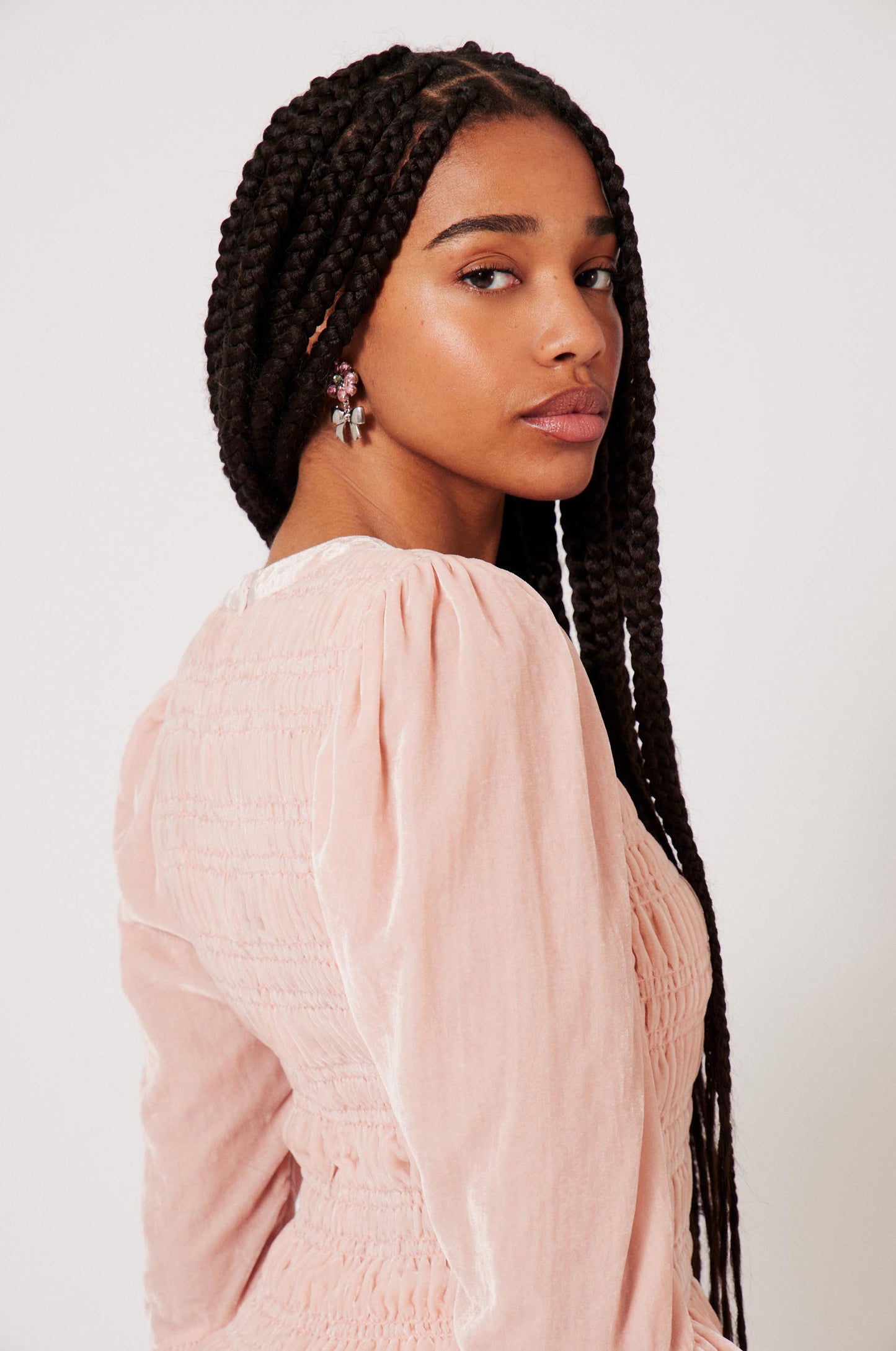 Haut smocké Duchesse