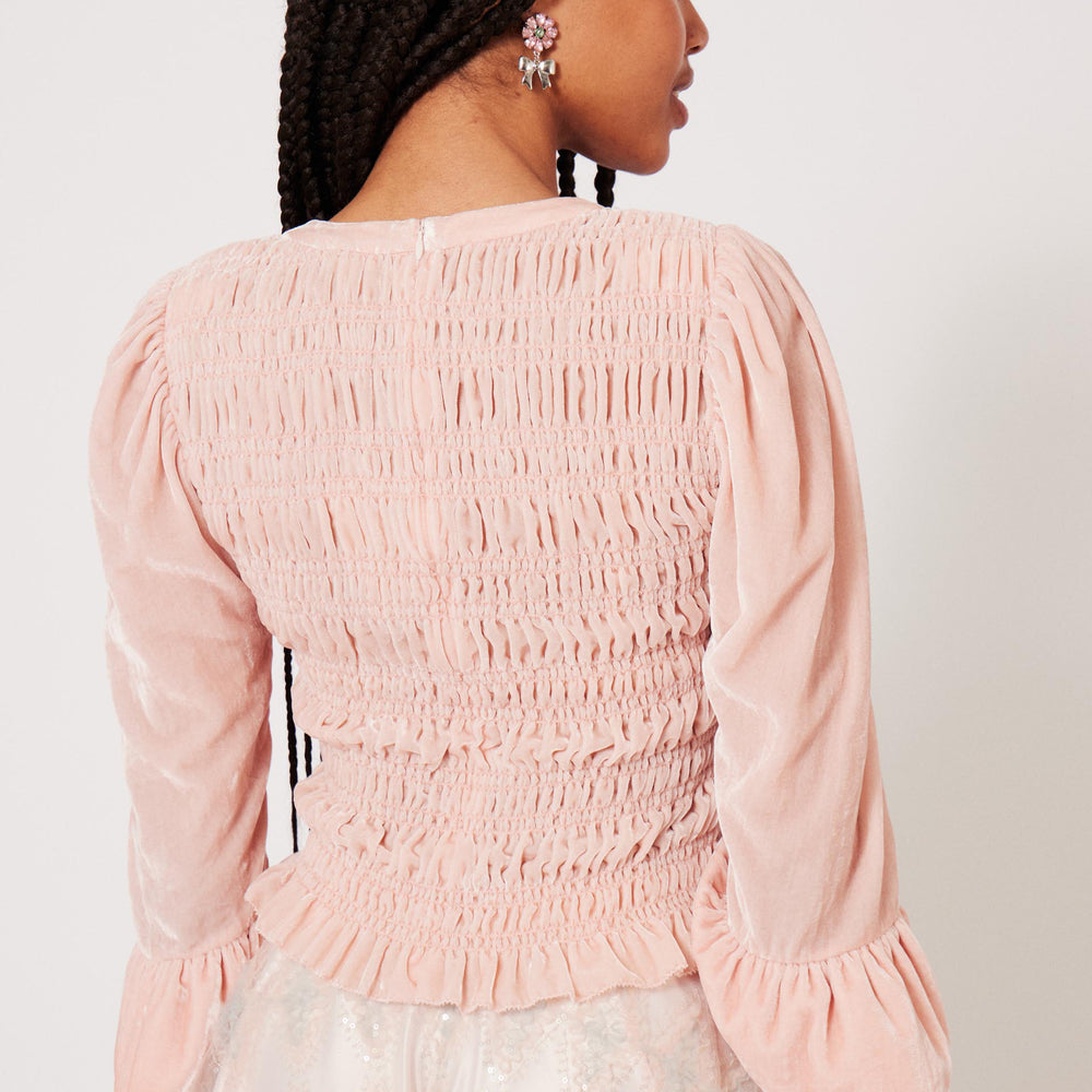 Haut smocké Duchesse