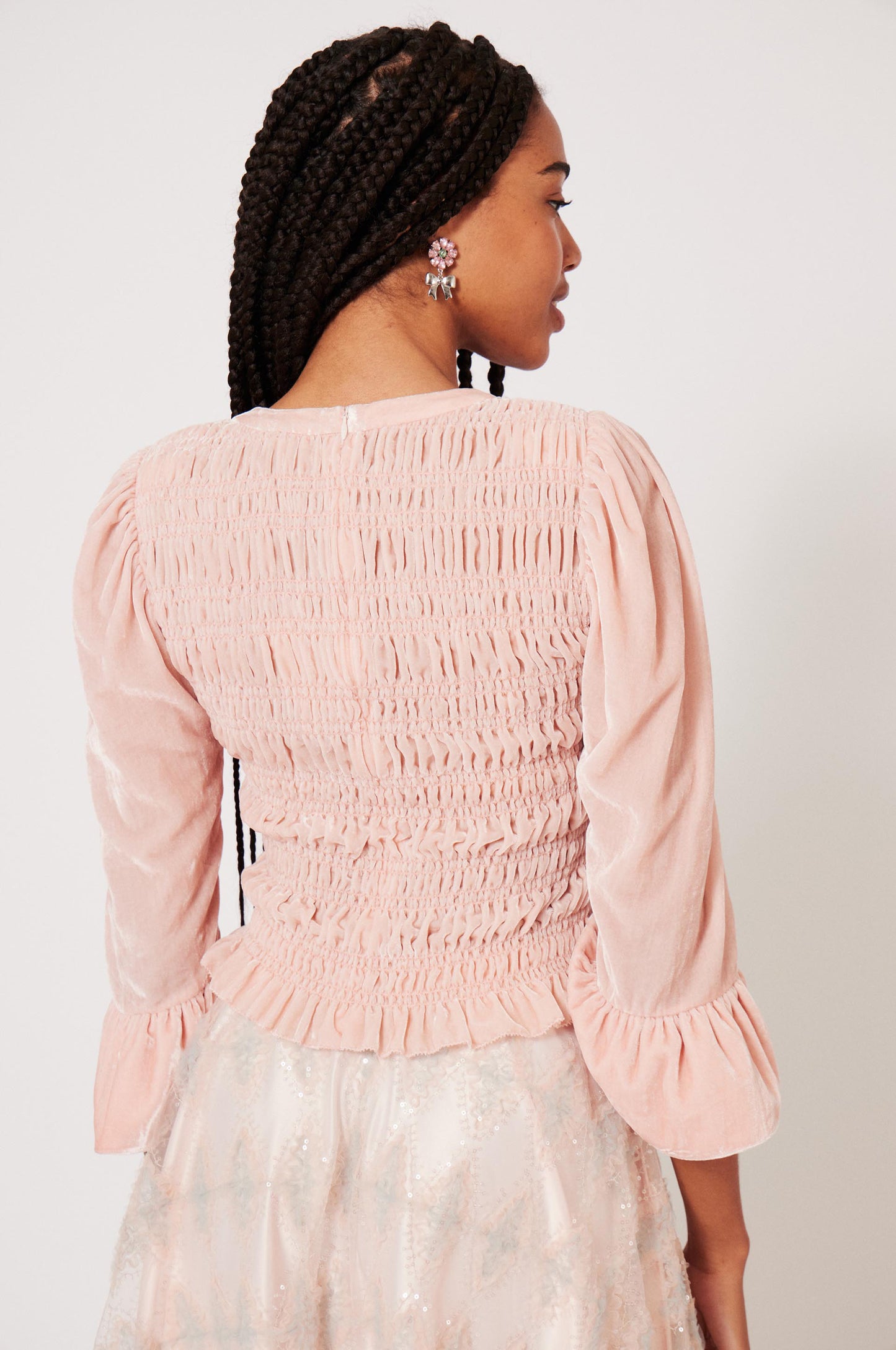 Haut smocké Duchesse