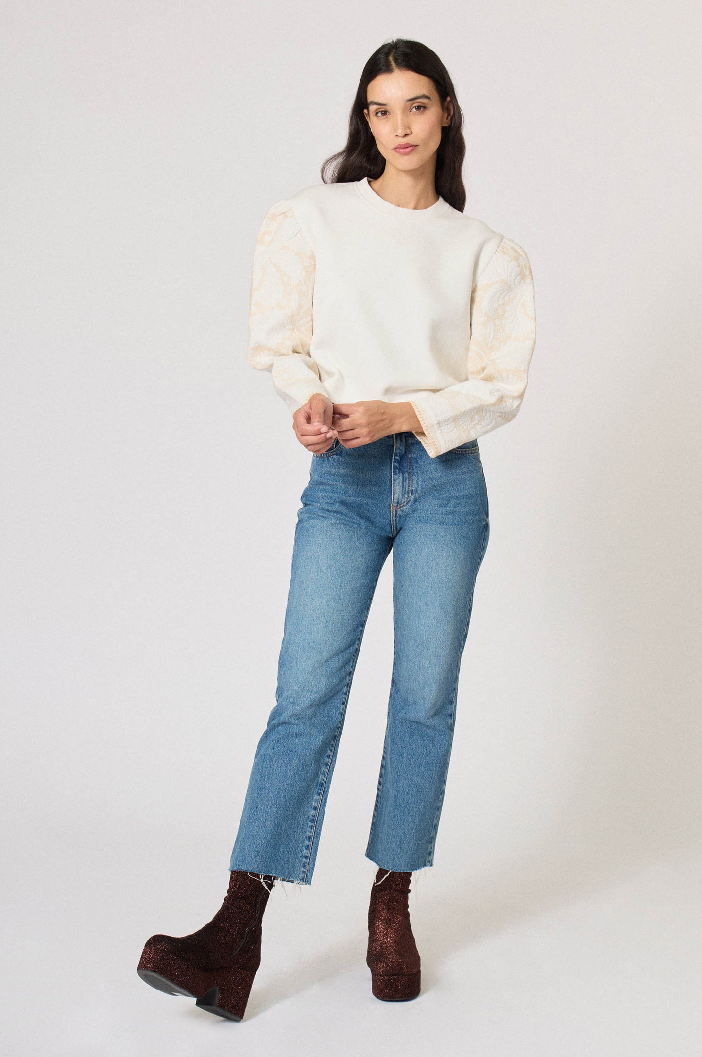 Sweat Patchwork Médiéval