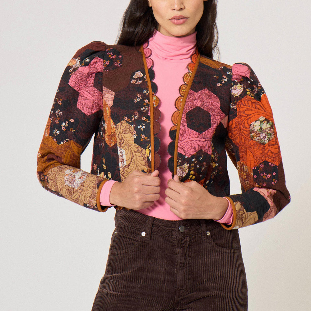 Veste courte Patchwork Médiéval