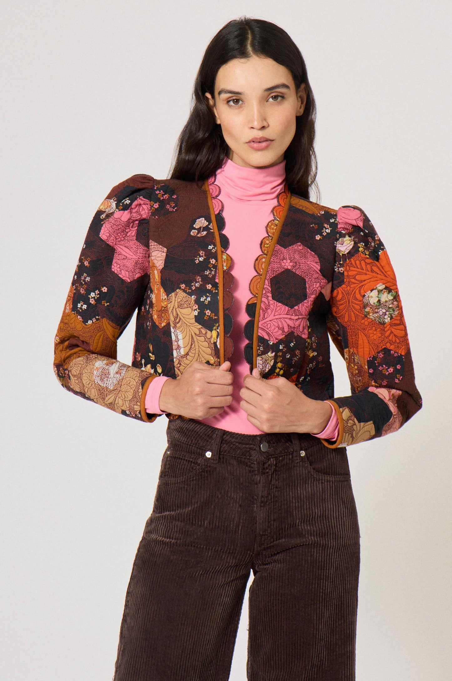 Veste courte Patchwork Médiéval