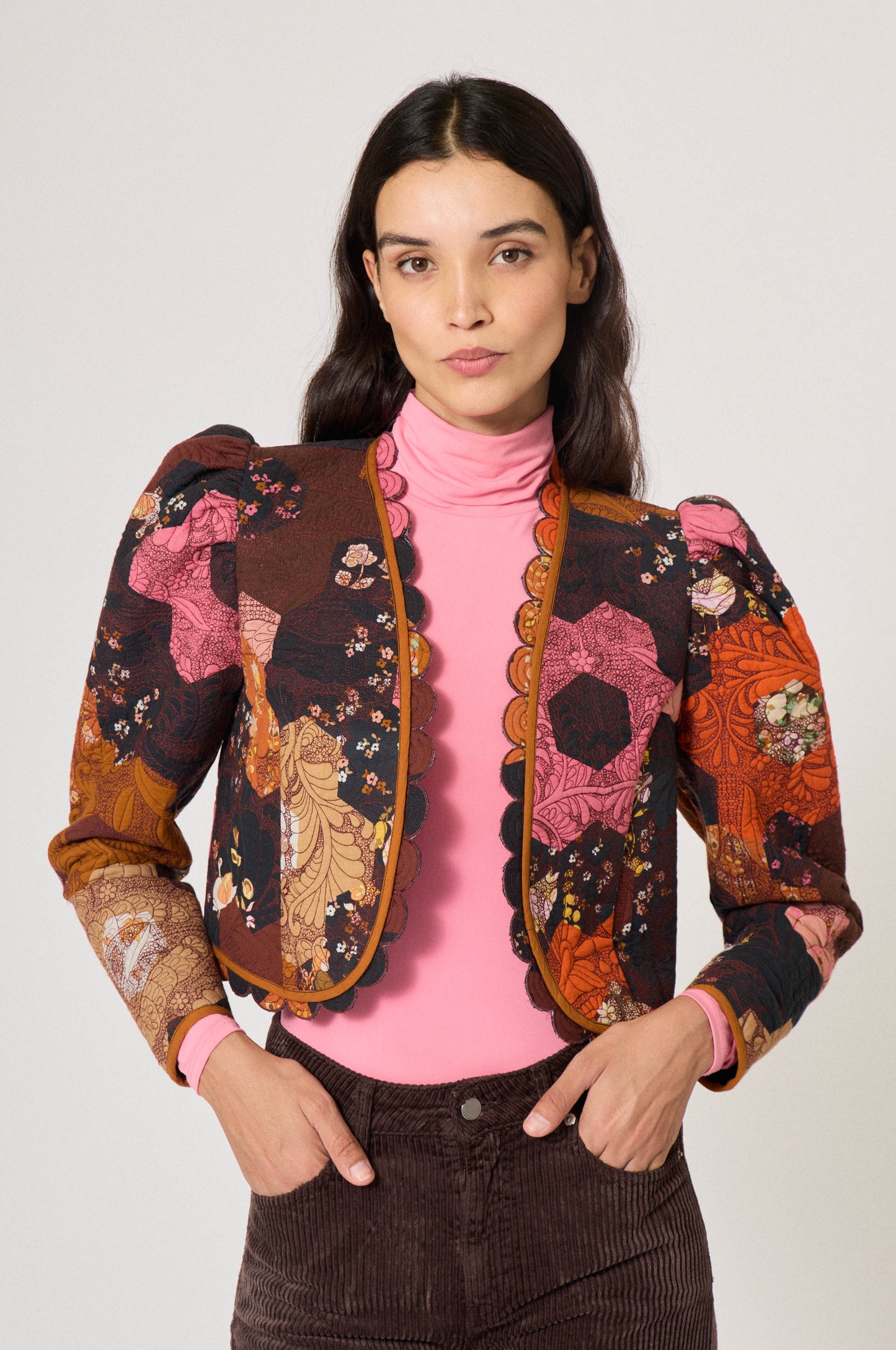 Veste courte Patchwork Médiéval