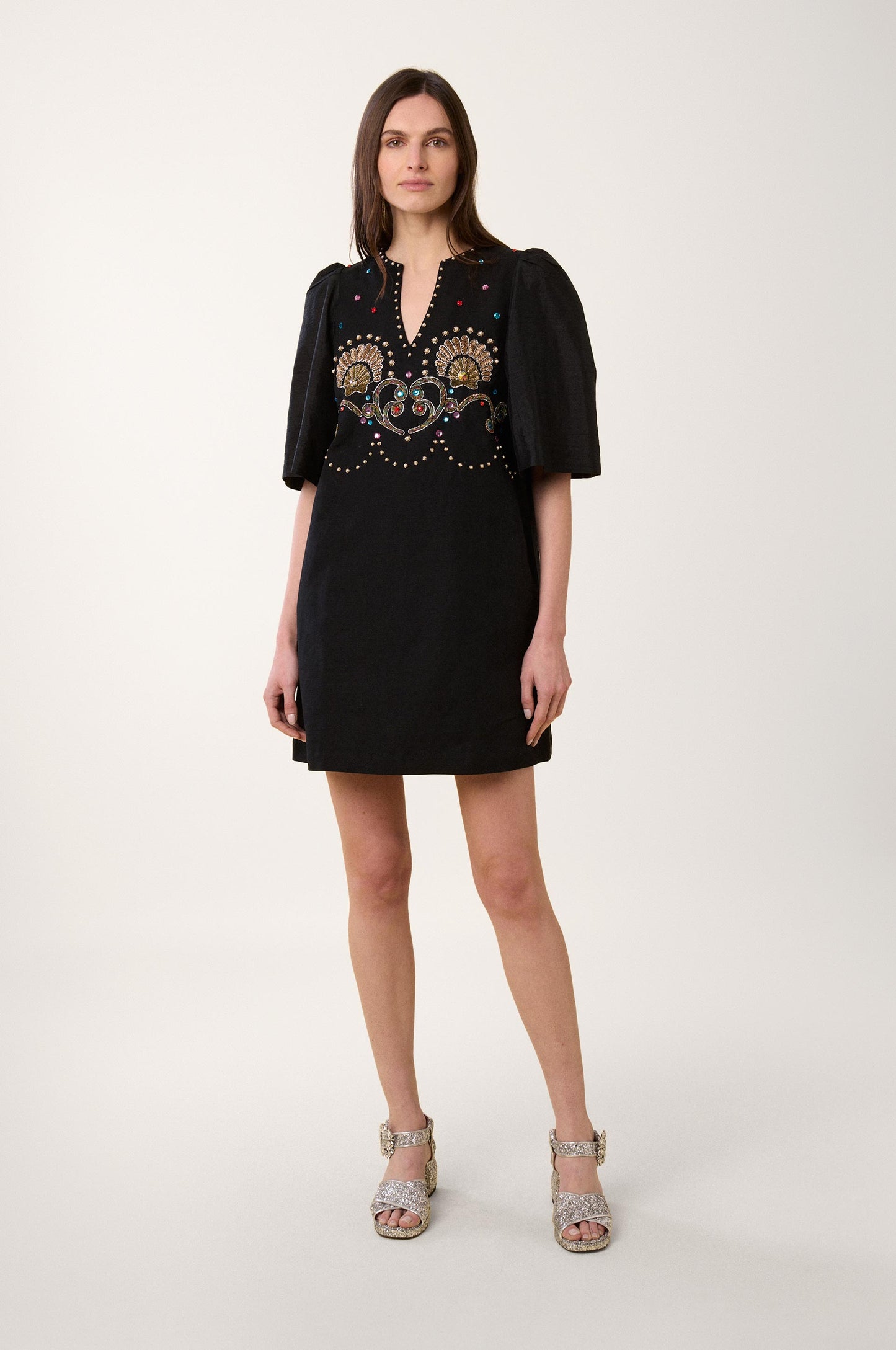 Robe courte coquillage