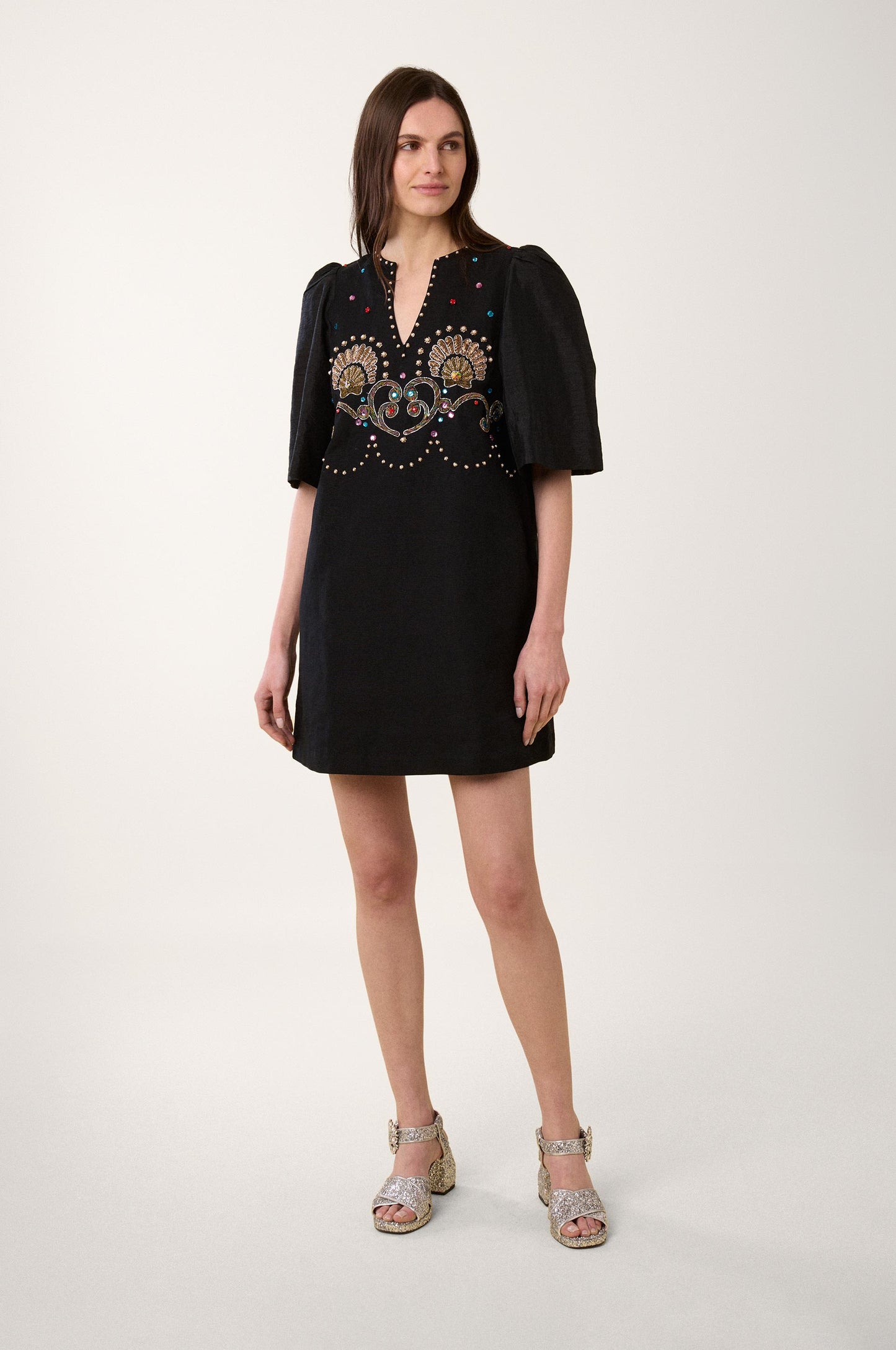 Robe courte coquillage