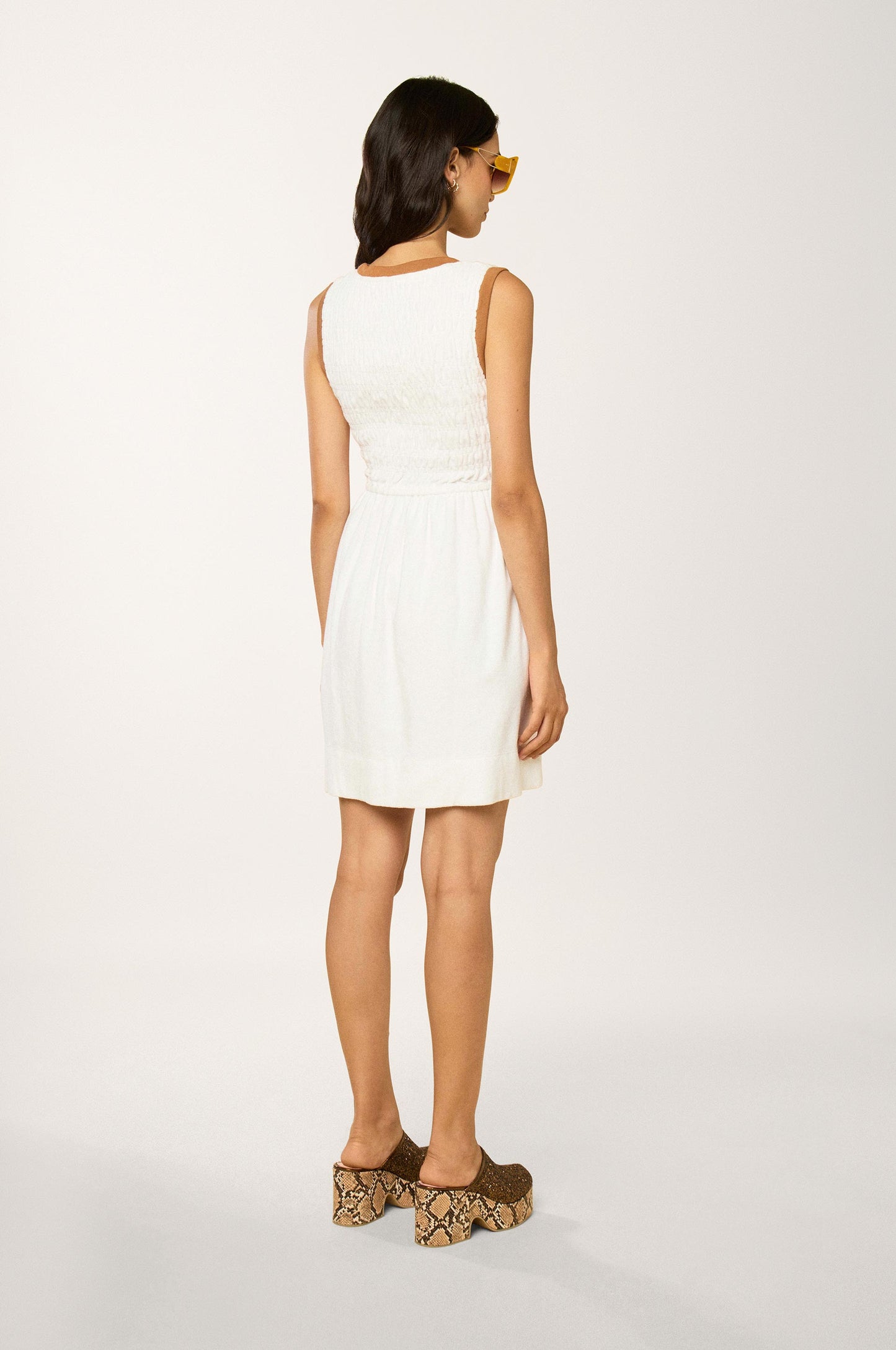 Robe à smocks Daisy Playa