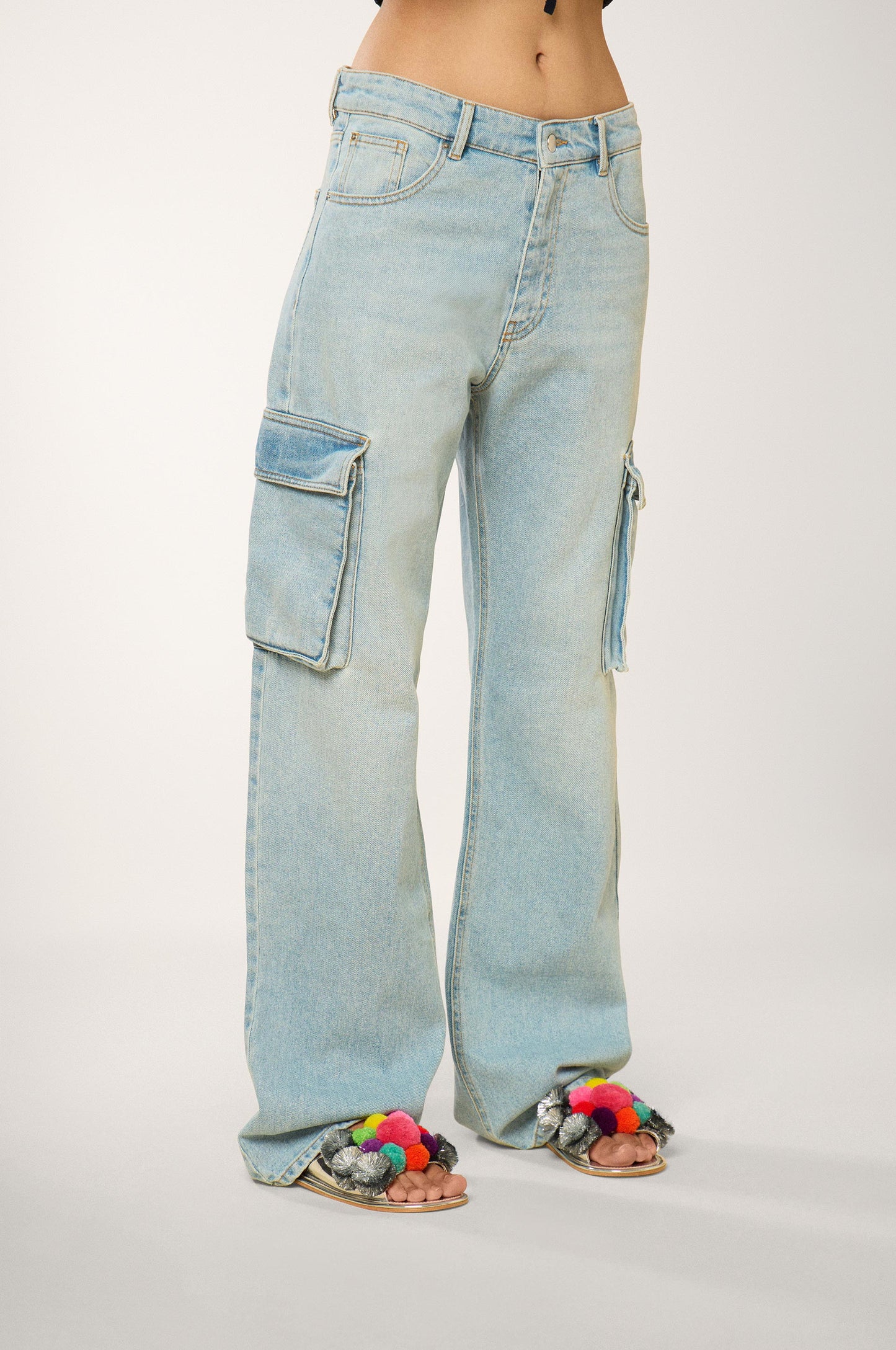 Jean à poches Denim