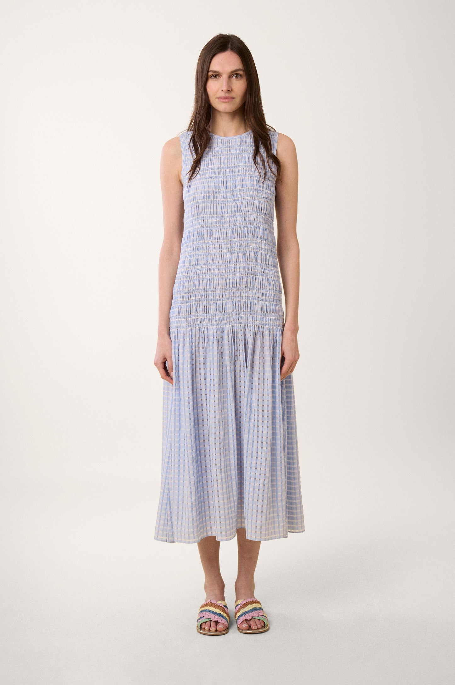 Robe à smocks Bubble Vichy