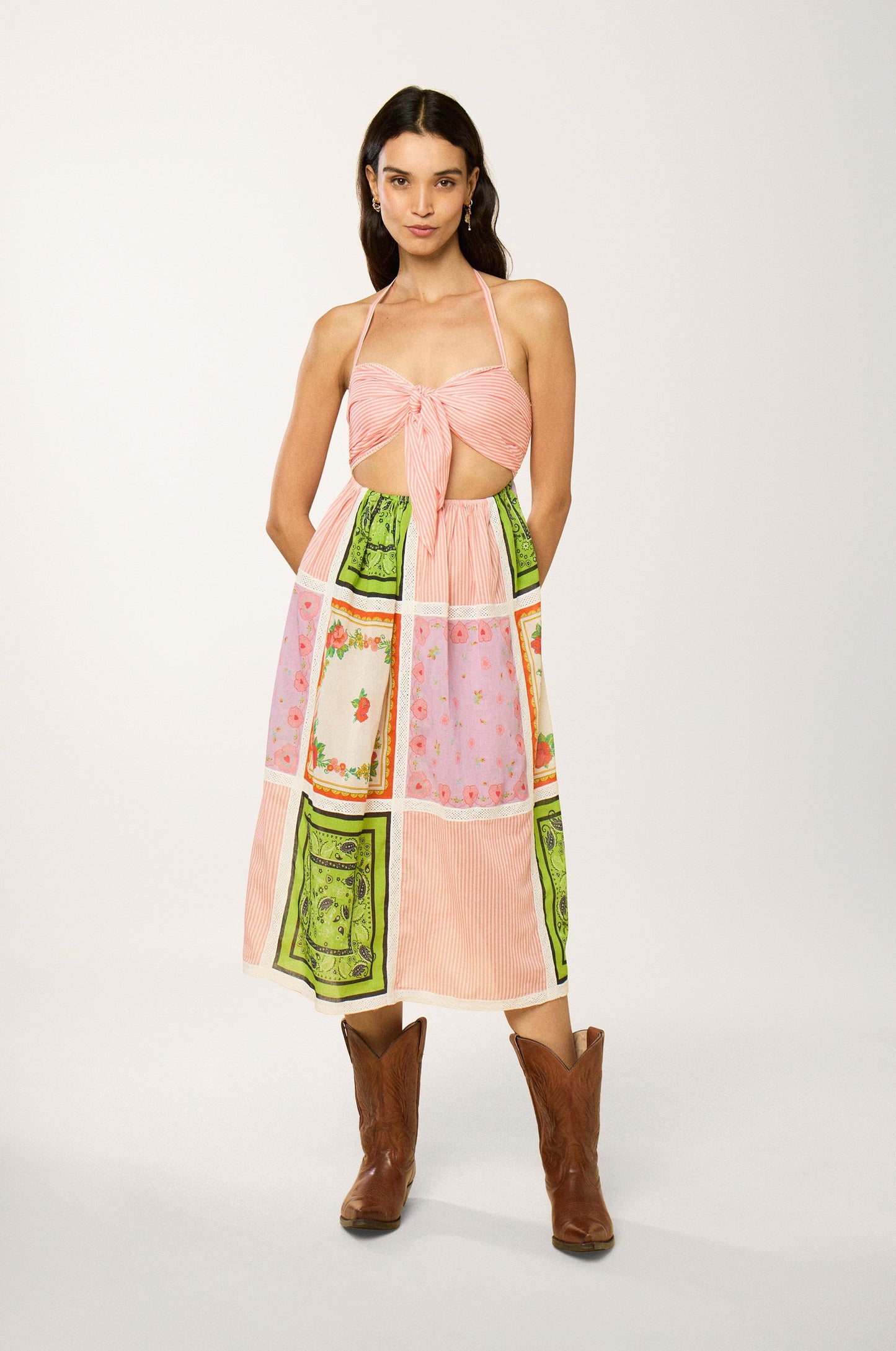 Robe Crochet Patchwork