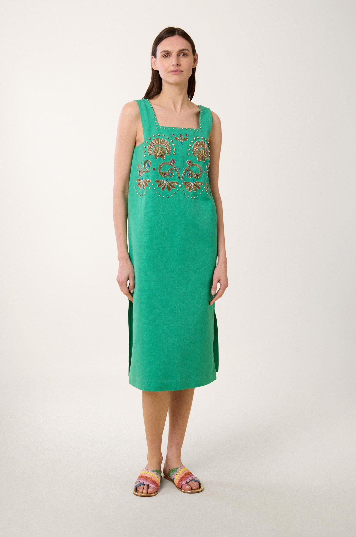 Robe Droite Coquillage