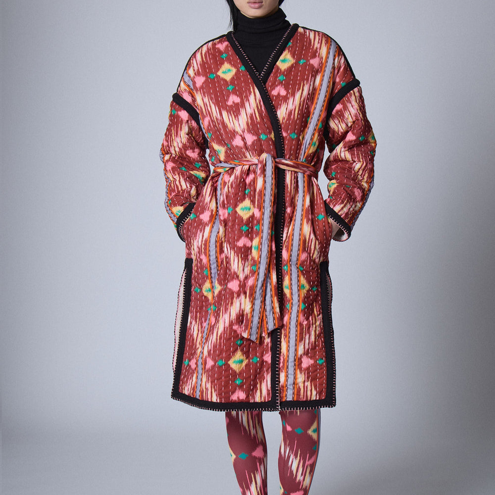 Manteau Ikat
