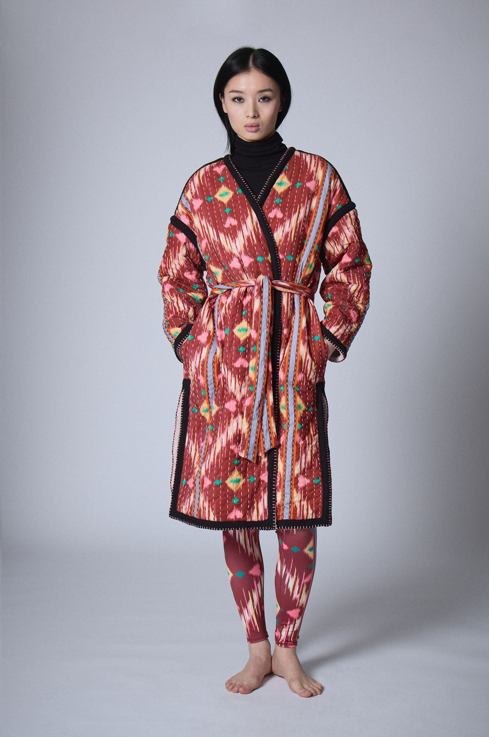 Manteau Ikat