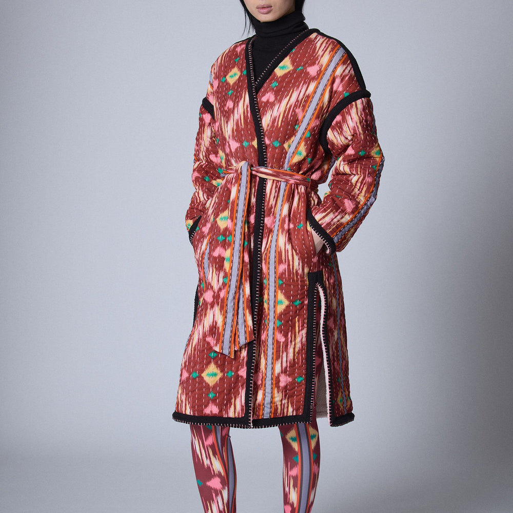 Manteau Ikat