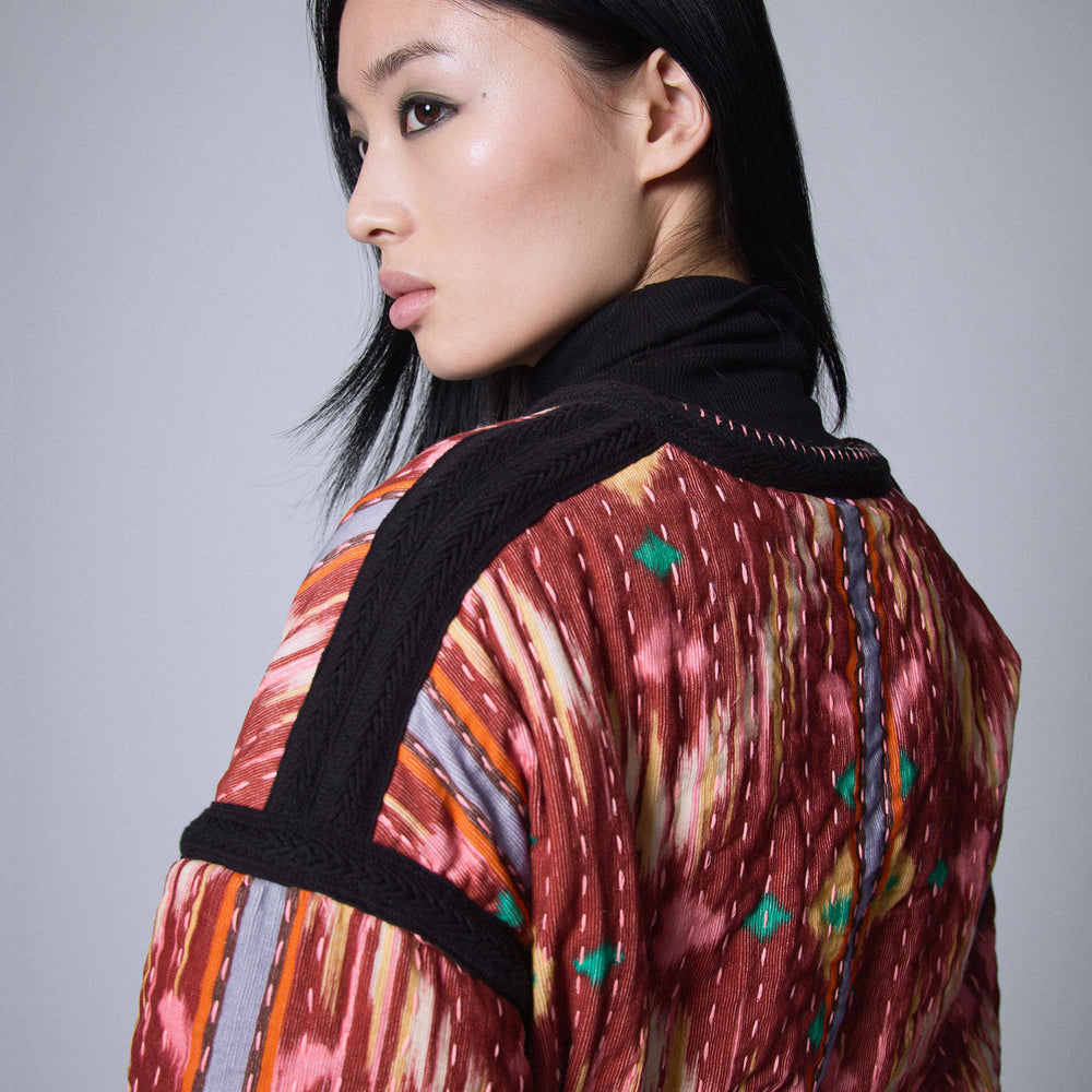 Manteau Ikat