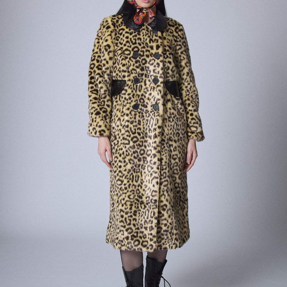 Manteau en Fausse Fourrure