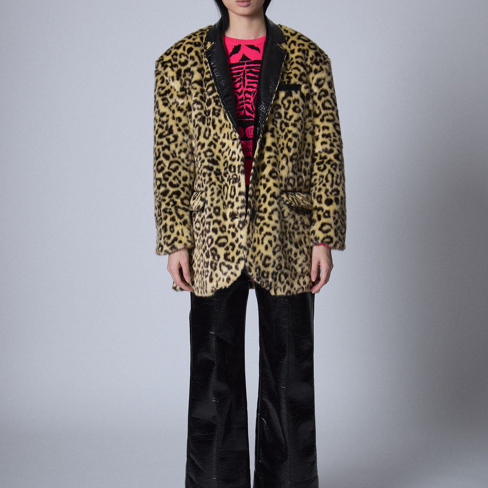 Veste en Fausse Fourrure