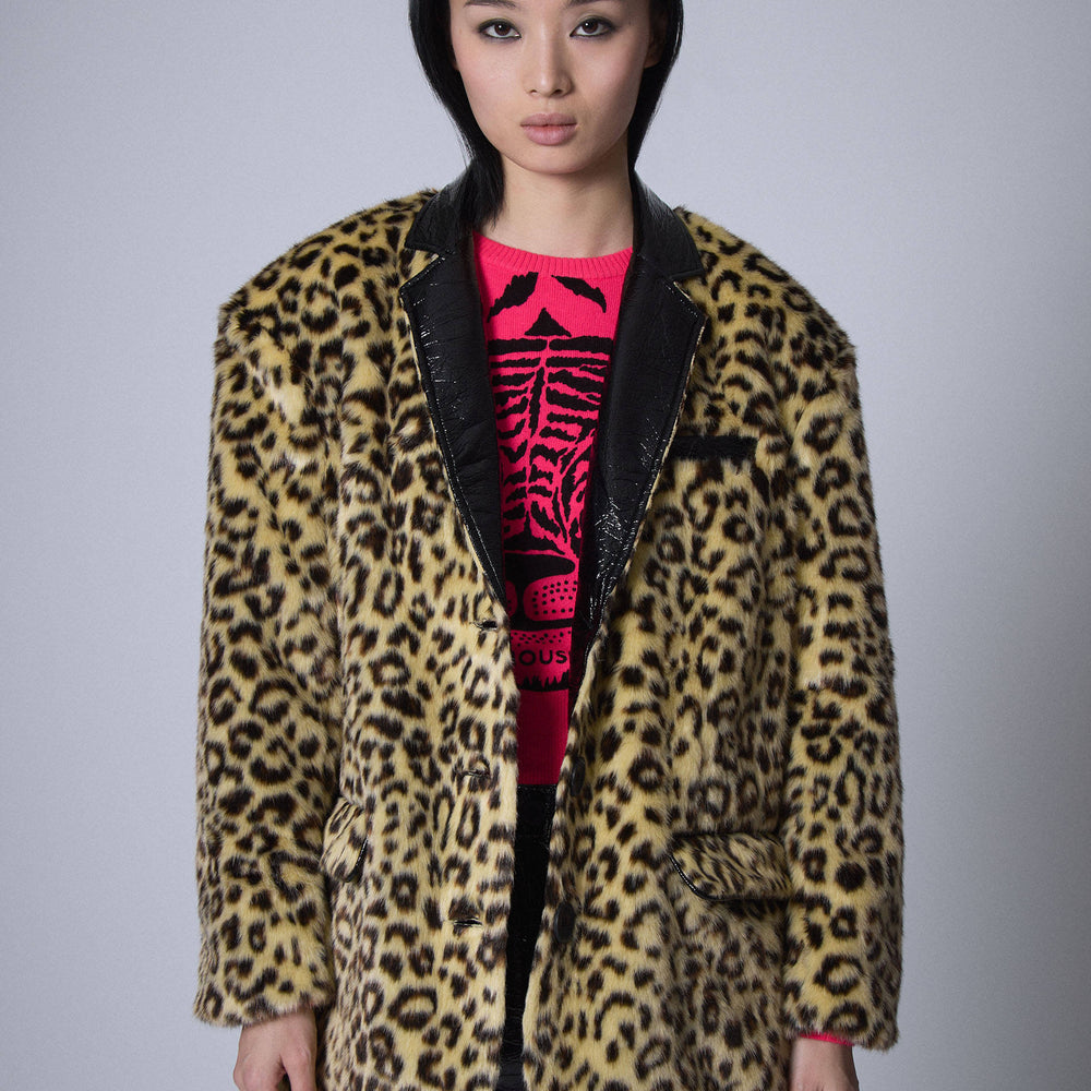 Veste en Fausse Fourrure