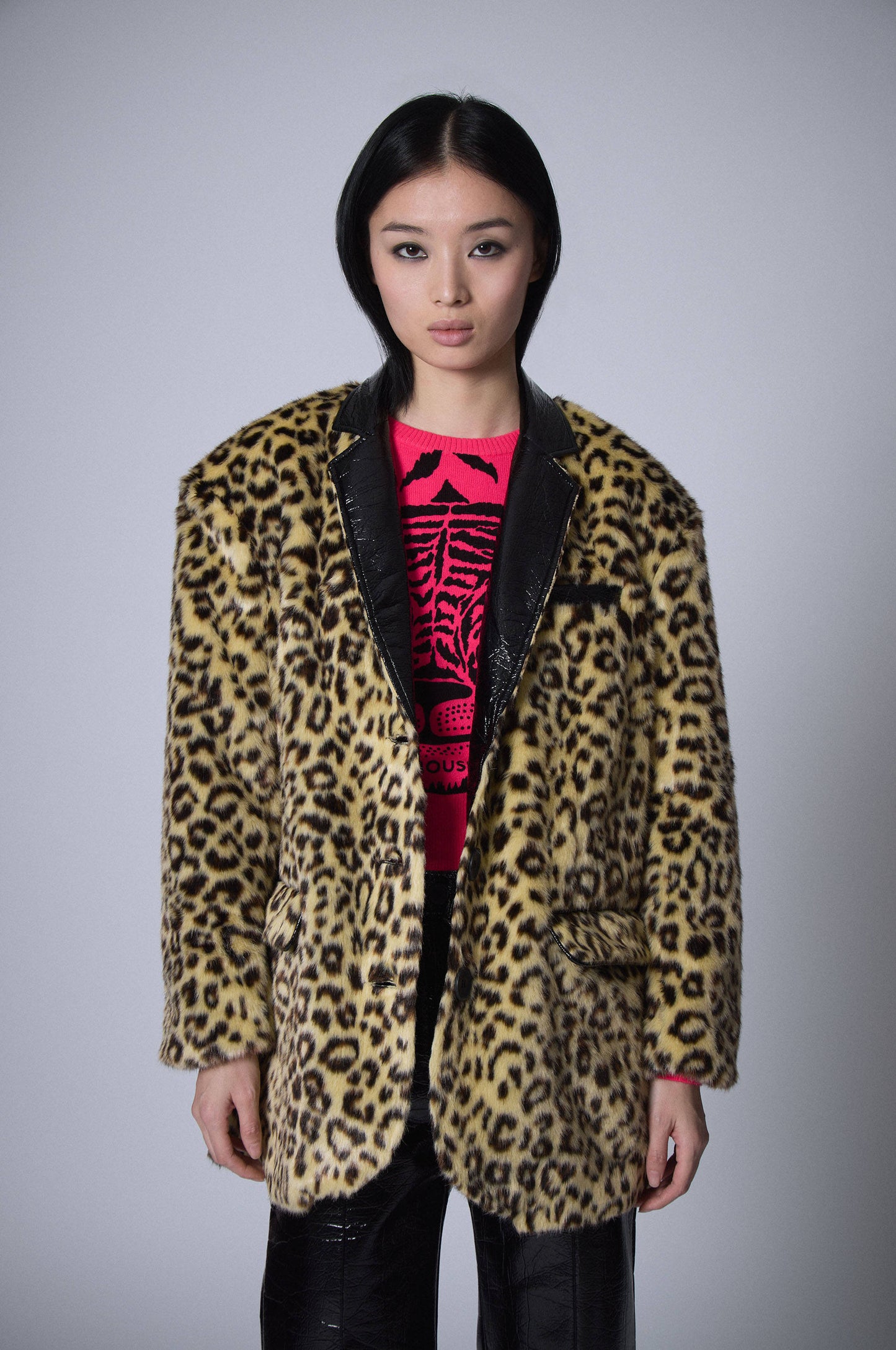 Veste en Fausse Fourrure