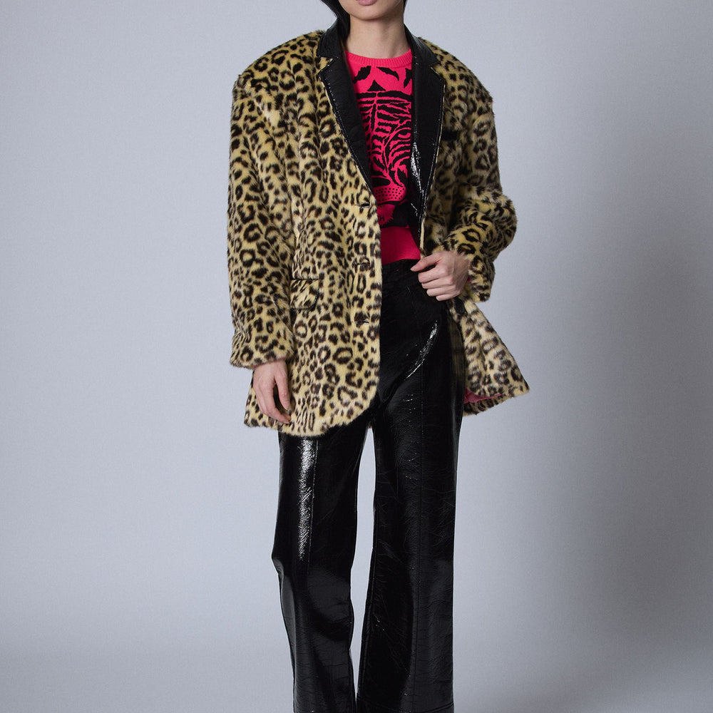 Veste en Fausse Fourrure