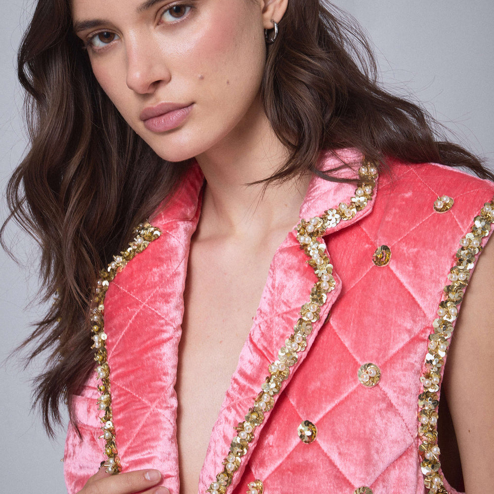 Veste sans Manches Velvet Night