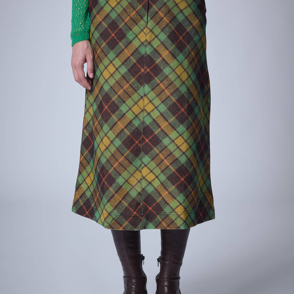 Jupe mi-longue Velvet Grunge