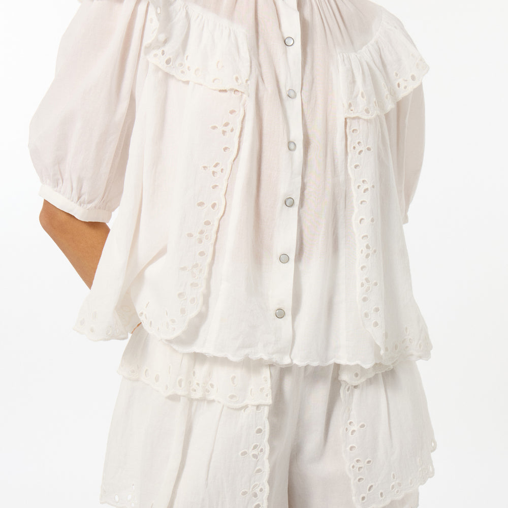 
                      
                        Broderie Anglaise Shirt
                      
                    