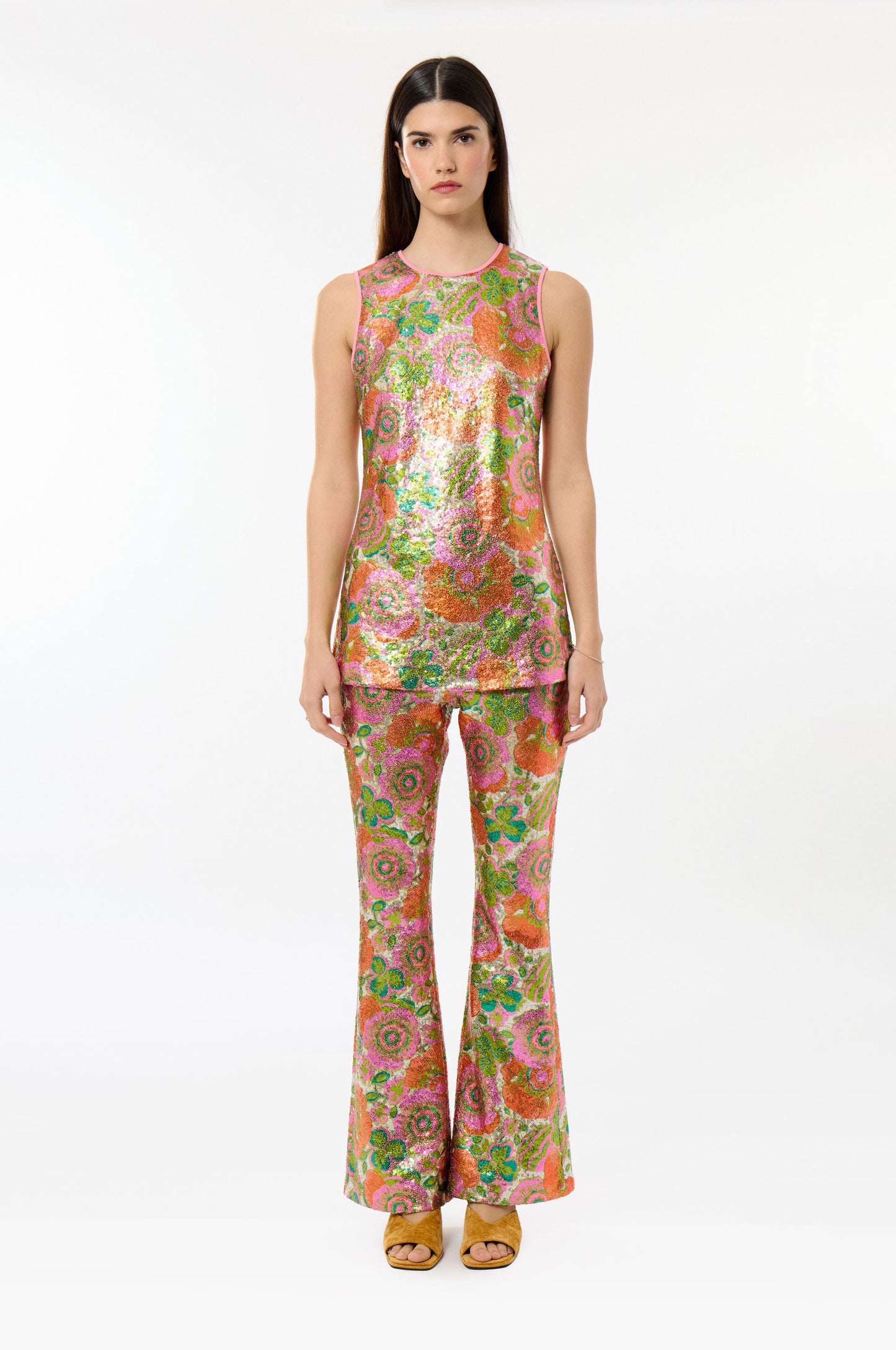 Blossom Sequins Trousers