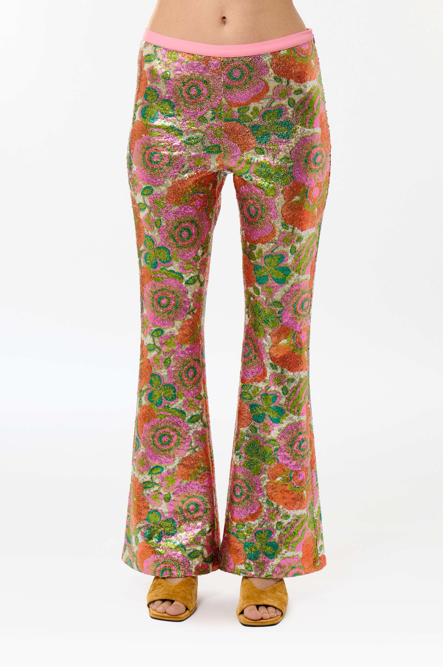 Blossom Sequins Trousers