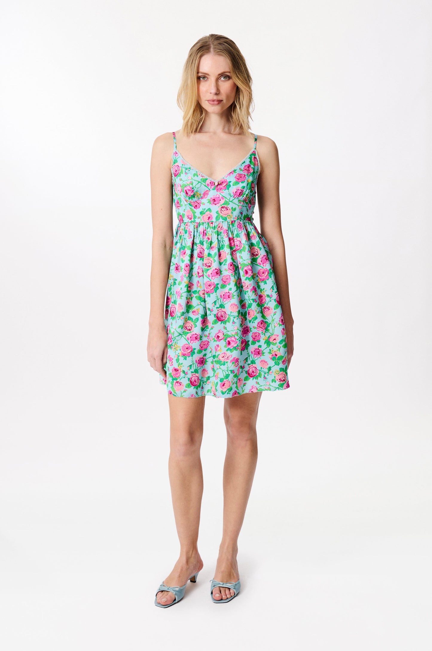 Pink Straps Dress
