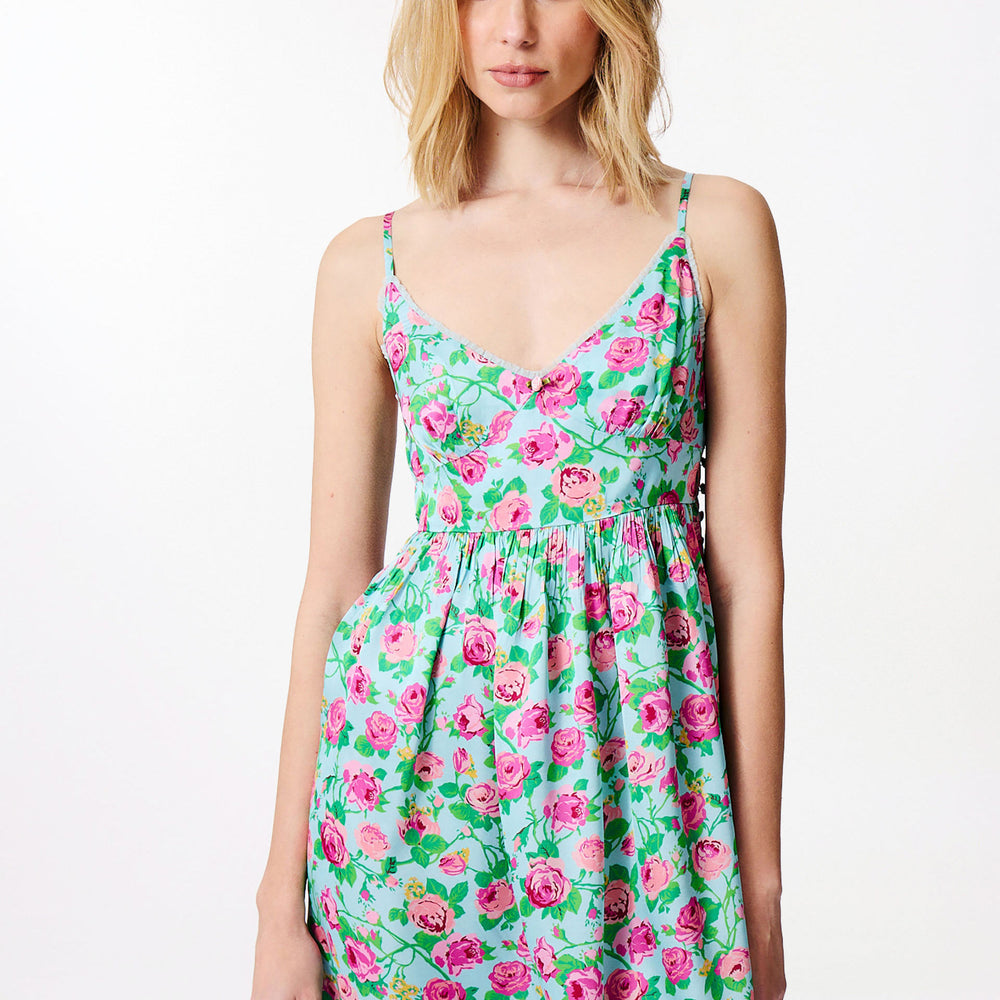 Pink Straps Dress