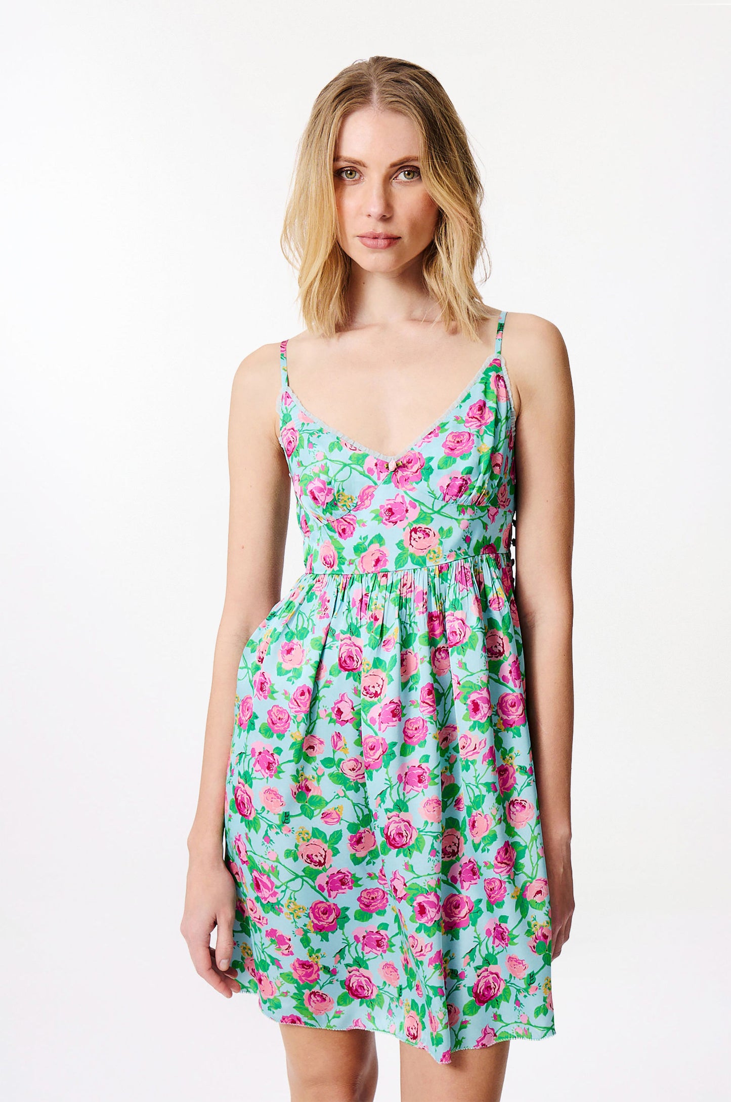 Pink Straps Dress