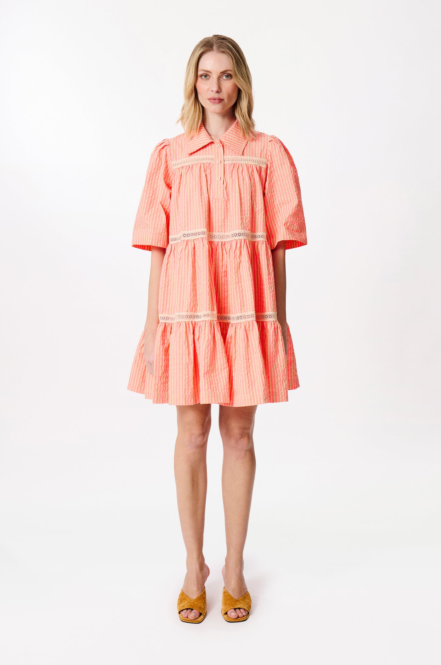 Robe Babydoll Seersucker