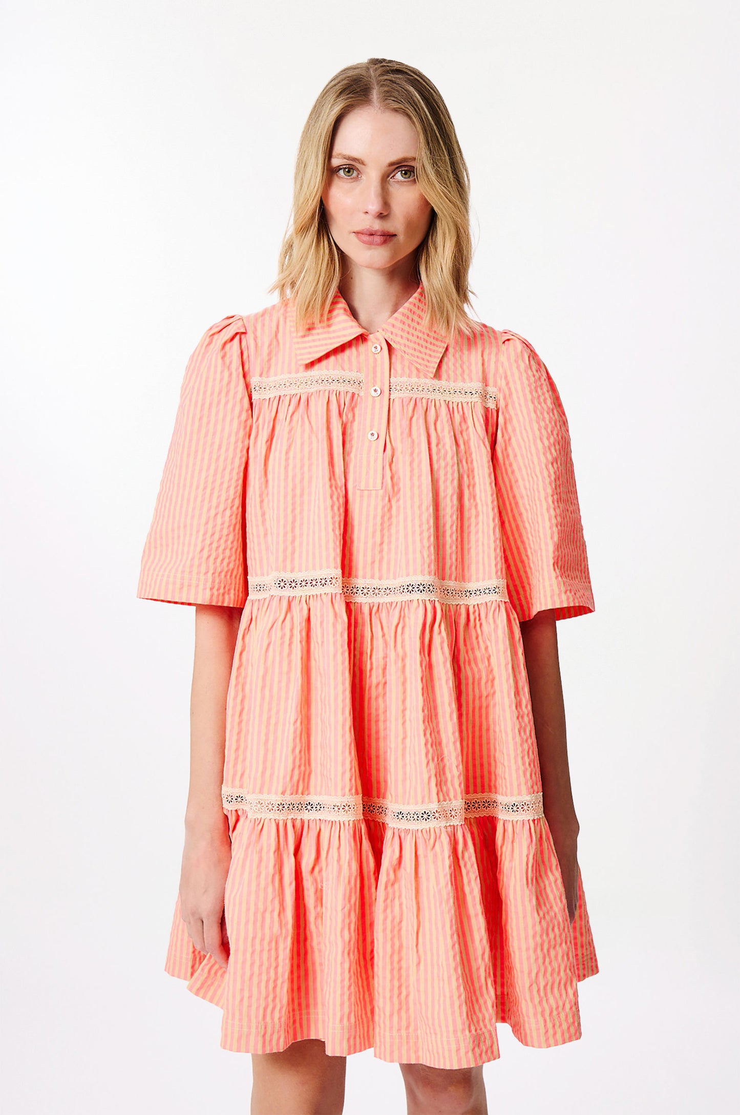 Robe Babydoll Seersucker