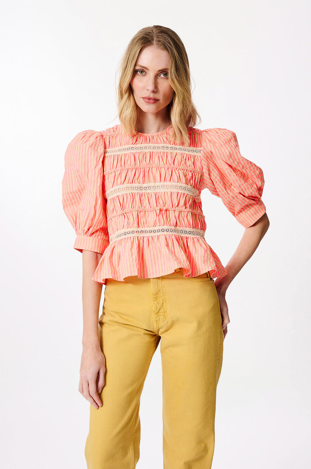 Seersucker Top 