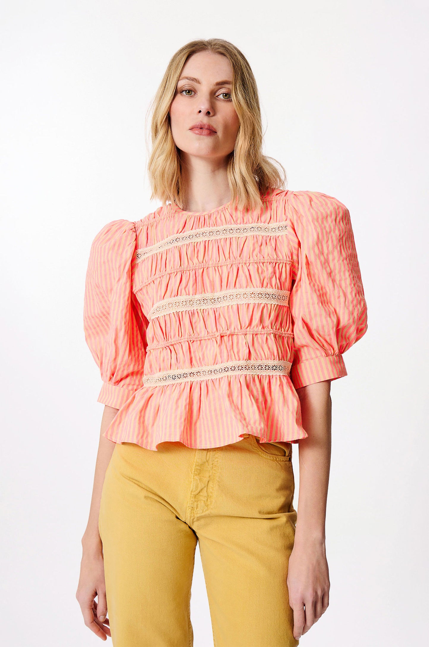 Seersucker Top 