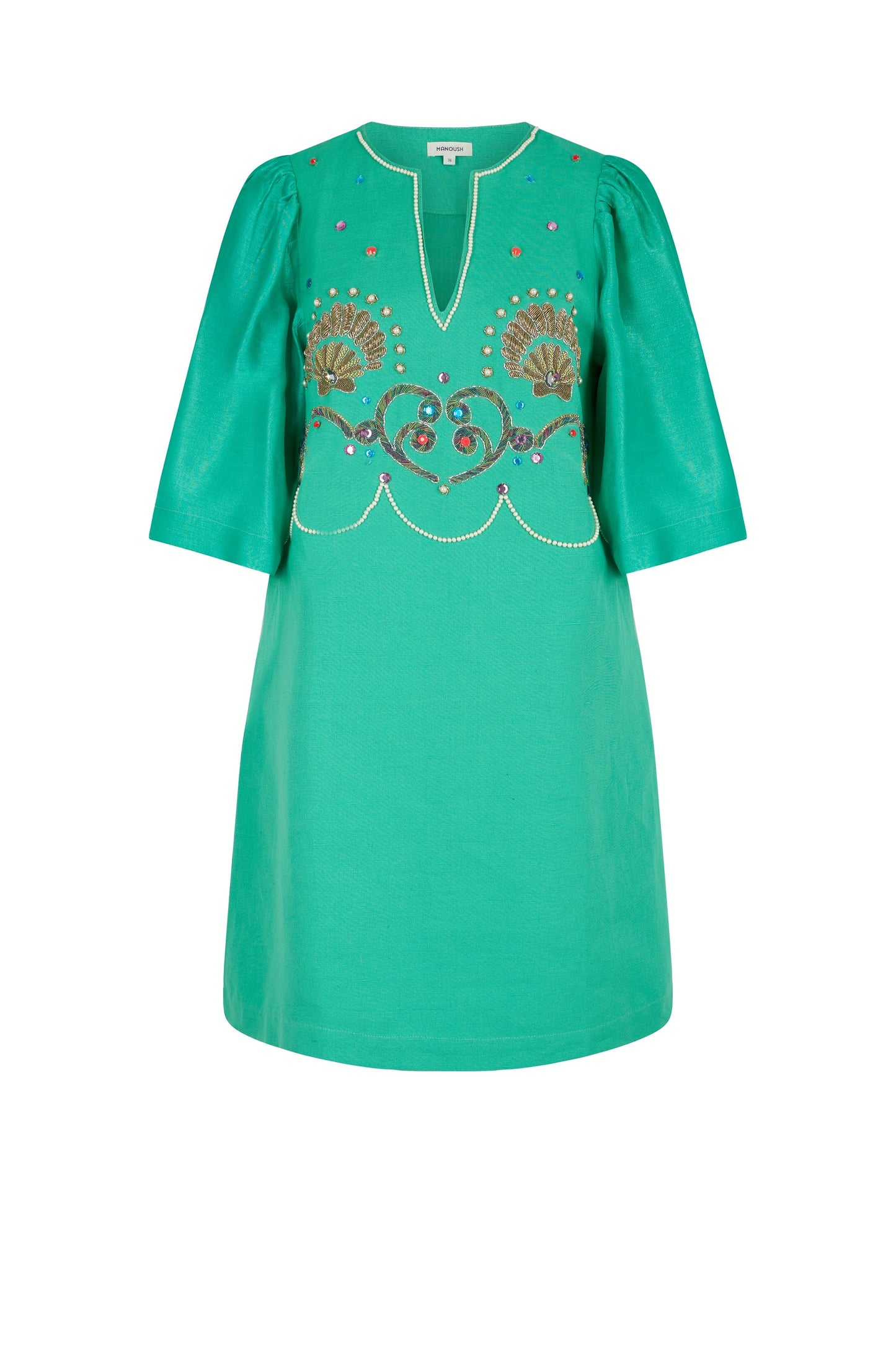 Robe courte coquillage